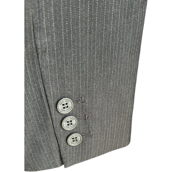 NWT Calvin Klein blue pinstripe skirt suit Sz 10 - Picture 4 of 10